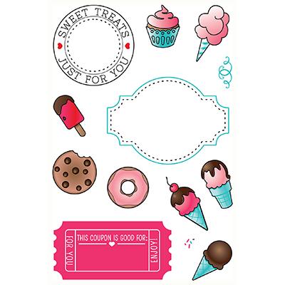 LDRS Creative Clear Stamps - Sweet Treats